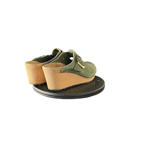 Papillio by Birkenstock Namica Sage Suede Wedge EU 37 US 6 Women’s - Picture 5 of 6